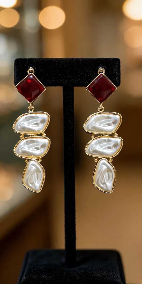 Multicolor_Brass_Statement_Drop_Earrings_For_Women