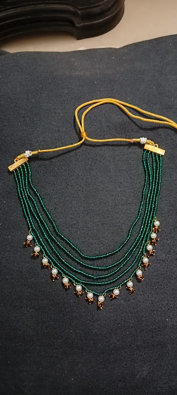 Green_Beaded_Layered_Necklace_for_Women
