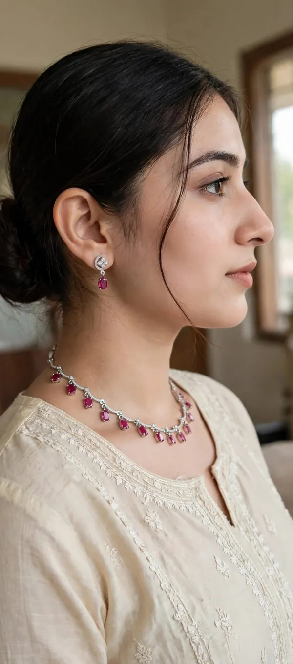 Red_Stone_Necklace_And_Earrings_Set_for_Women
