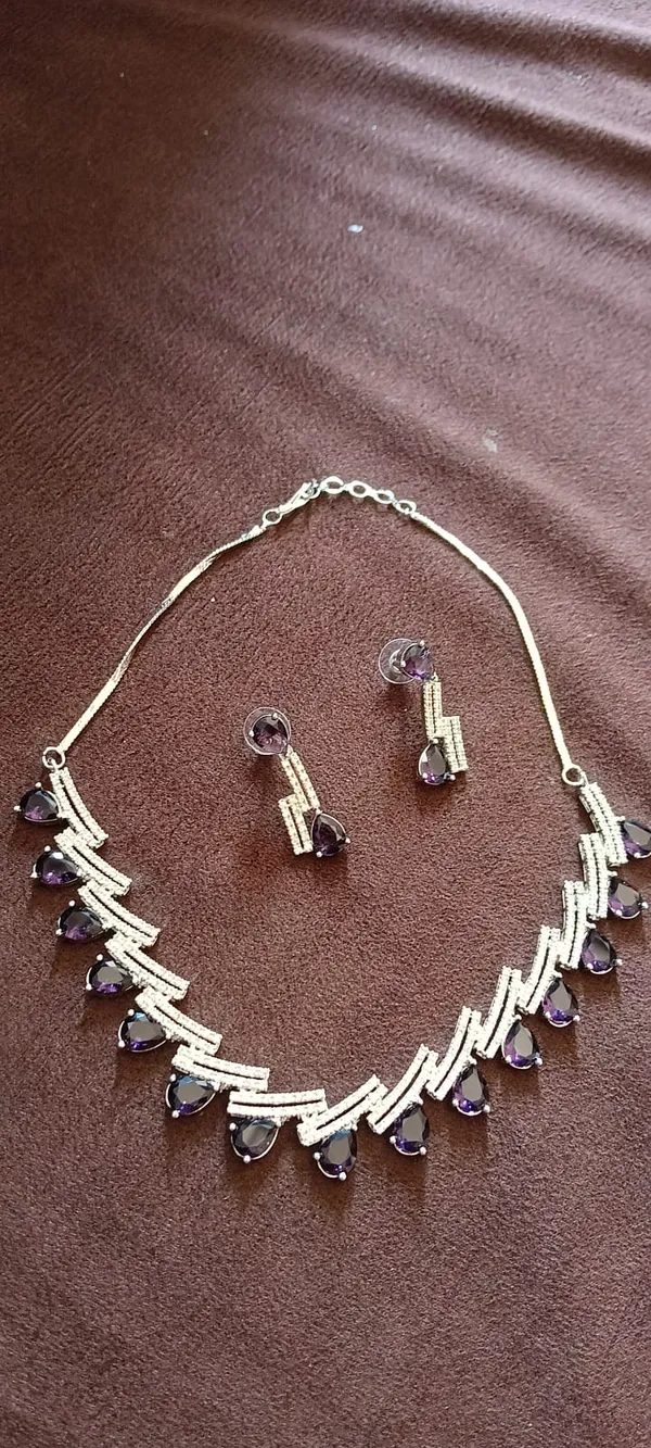 Silver-Tone_Purple_Stone_Necklace_Set_for_Women