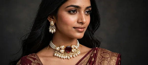 Gold_Tone_Pearl_Choker_Necklace_Set_for_Women