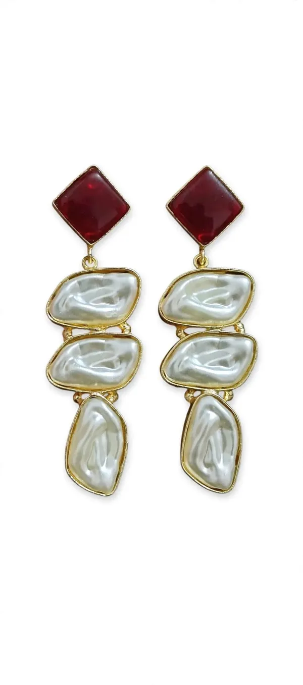 Gold_Tone_Red_White_Statement_Drop_Earrings_for_Women