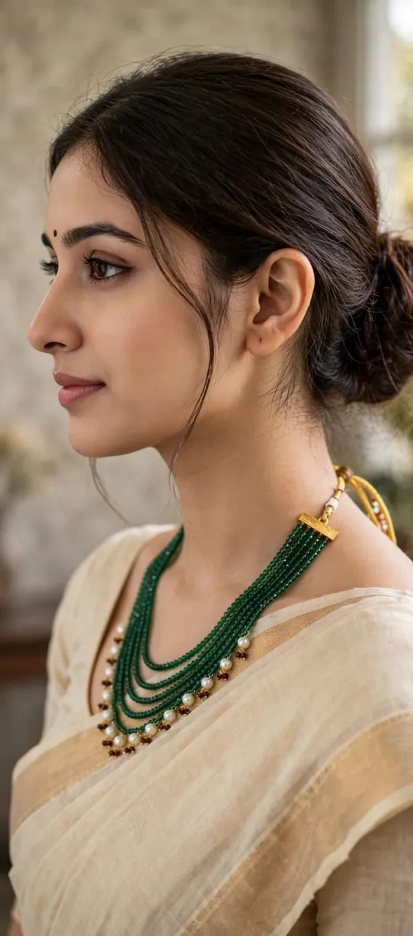 Green_Beaded_Layered_Necklace_for_Women
