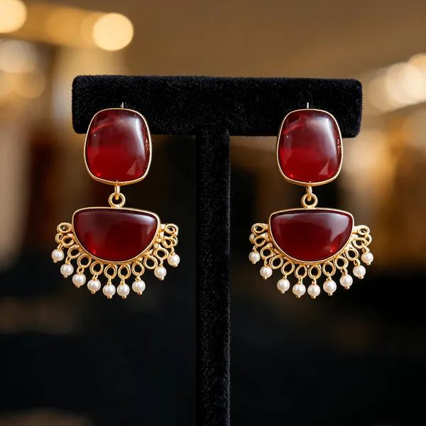 Red_And_Gold_Brass_Stone_Chandbali_Earrings_For_Women