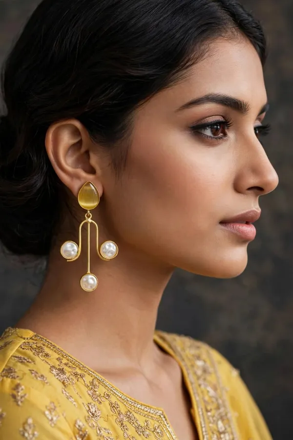 Gold_Tone_Pearl_Drop_Earrings_for_Women