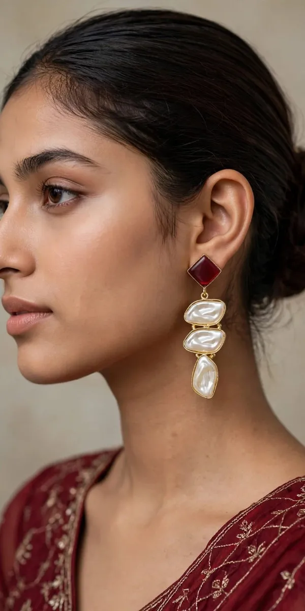 Gold_Tone_Red_White_Statement_Drop_Earrings_for_Women