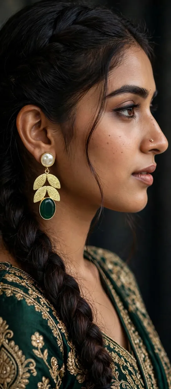 Gold_Tone_Leaf_Drop_Earrings_for_Women