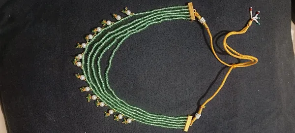 Green_Beaded_Layered_Necklace_for_Women