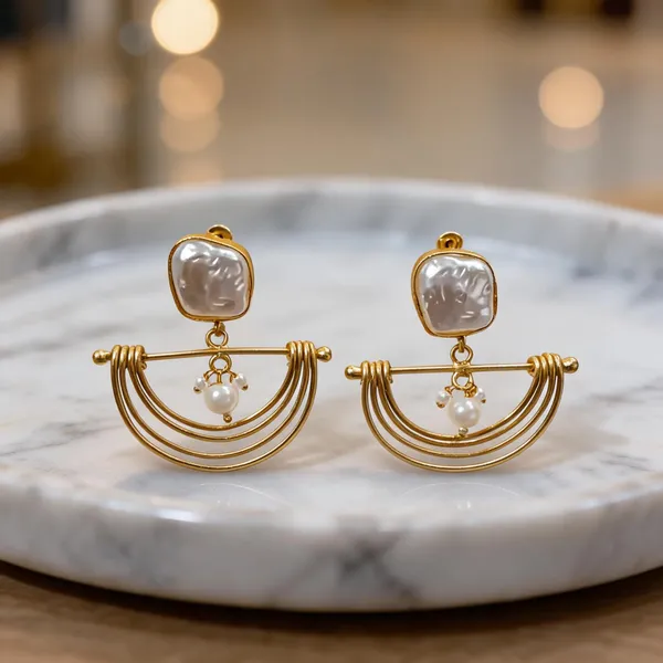 Gold_Brass_Pearl_Drop_Statement_Earrings_For_Women