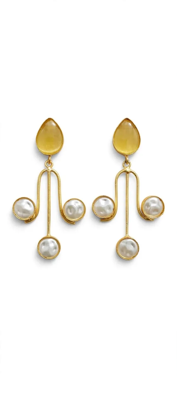 Gold_Tone_Pearl_Drop_Earrings_for_Women