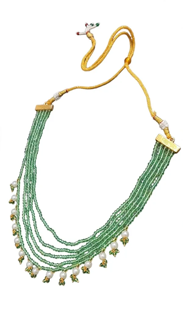Green_Beaded_Layered_Necklace_for_Women