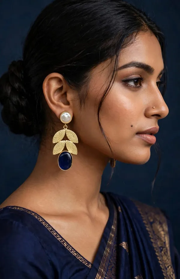 Gold_Tone_Leaf_Drop_Earrings_for_Women