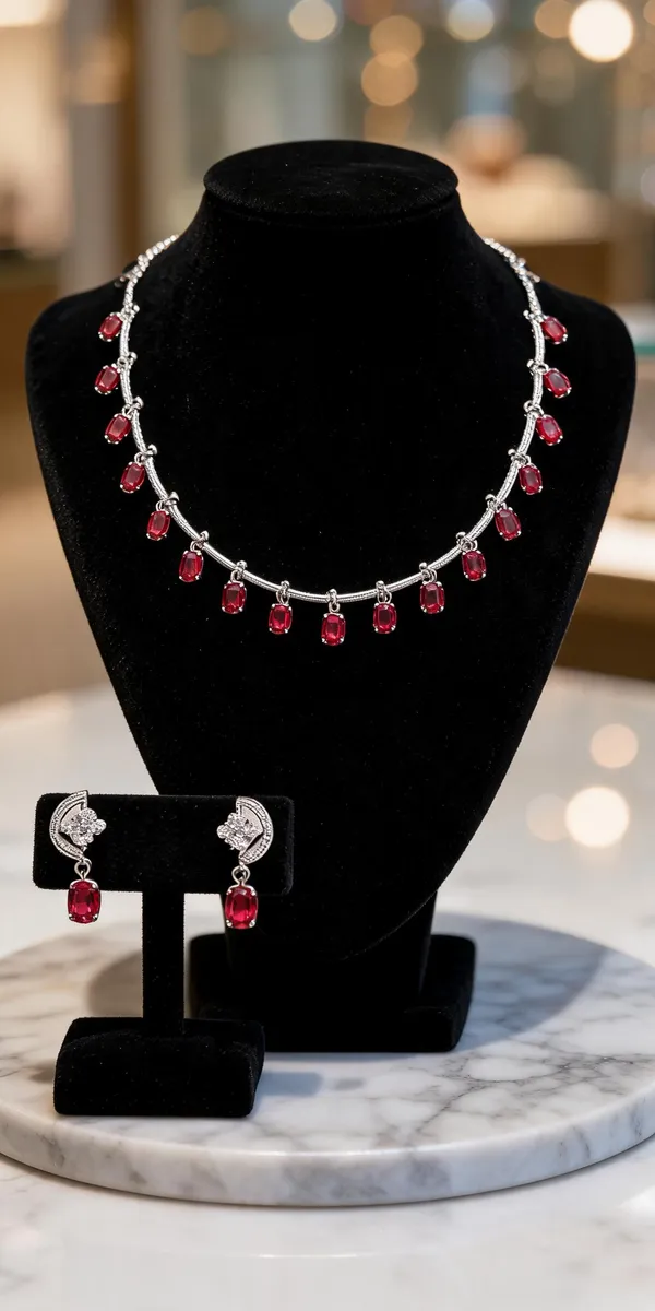 Red_Stone_Brass_Necklace_And_Earrings_Set_For_Women