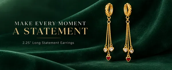 Gold_Alloy_Heart_Crystal_Statement_Drop_Earrings_For_Women