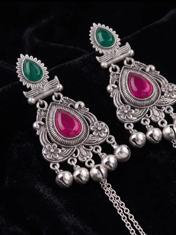 Silver_Alloy_Stone_Drop_Earrings_For_Women