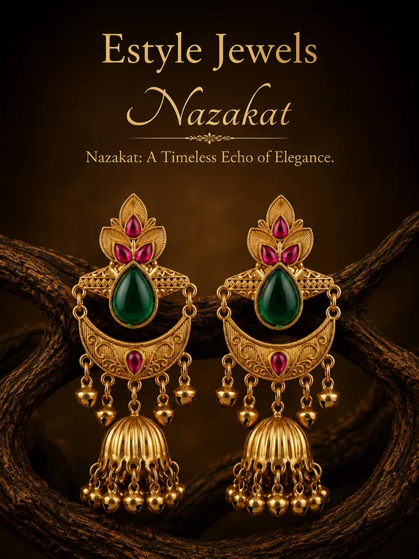 Gold_Alloy_Floral_Teardrop_Stone_Jhumka_Earrings_For_Women