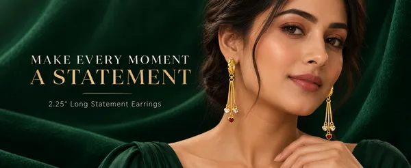 Gold_Alloy_Heart_Crystal_Statement_Drop_Earrings_For_Women