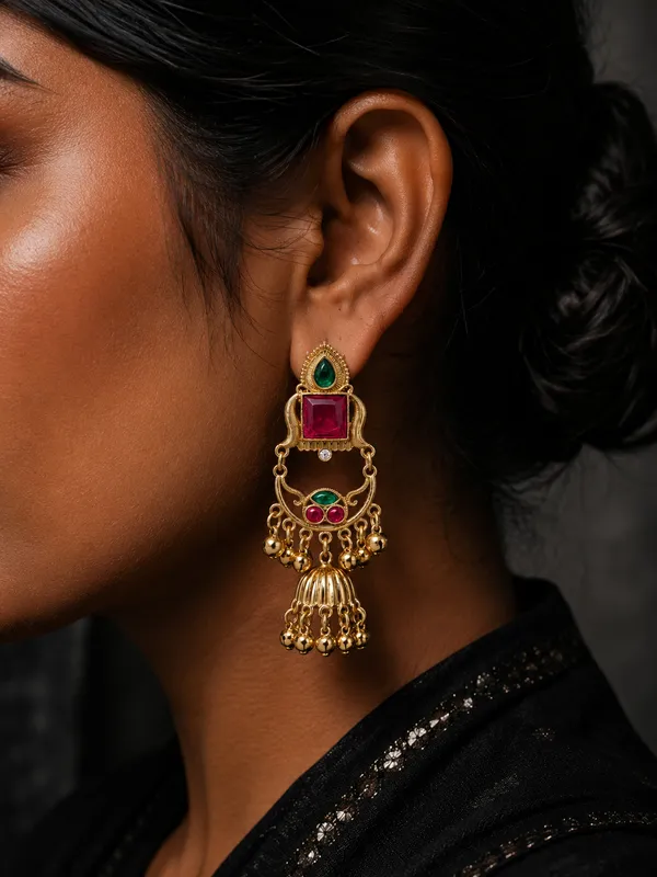 Multicolor_Alloy_Stone_Studded_Chandelier_Earrings_For_Women