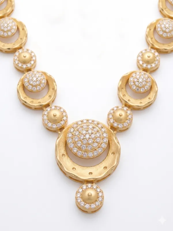 Gold_Alloy_Traditional_Necklace_And_Earrings_Set_For_Women