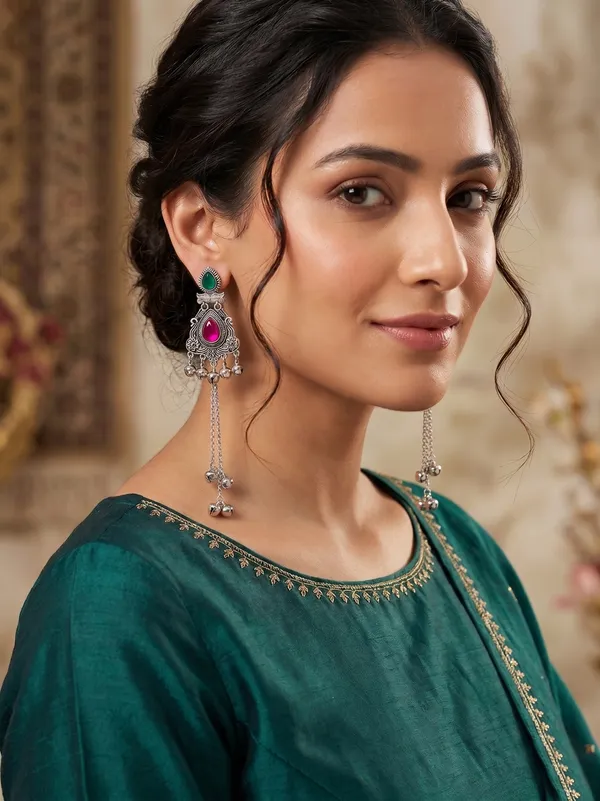 Silver_Alloy_Stone_Drop_Earrings_For_Women