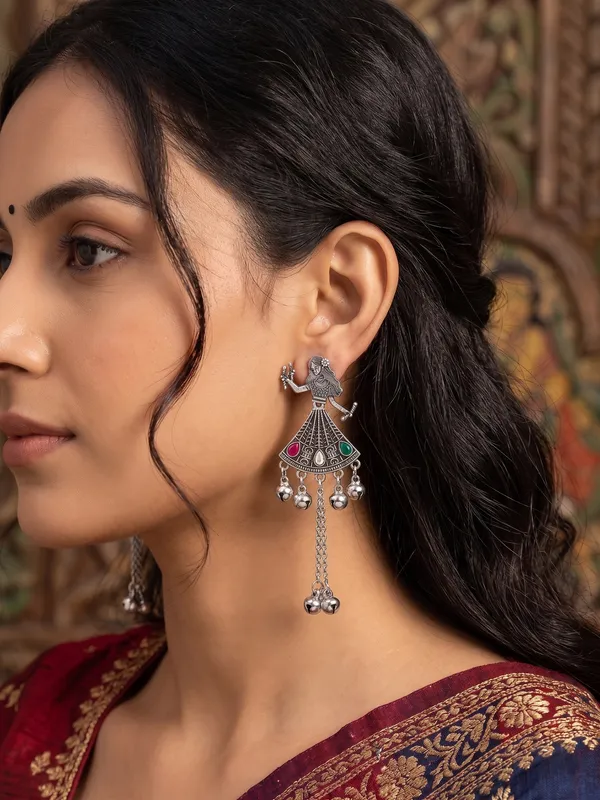 Silver_Oxidised_Alloy_Traditional_Dancer_Motif_Dangler_Earrings_For_Women
