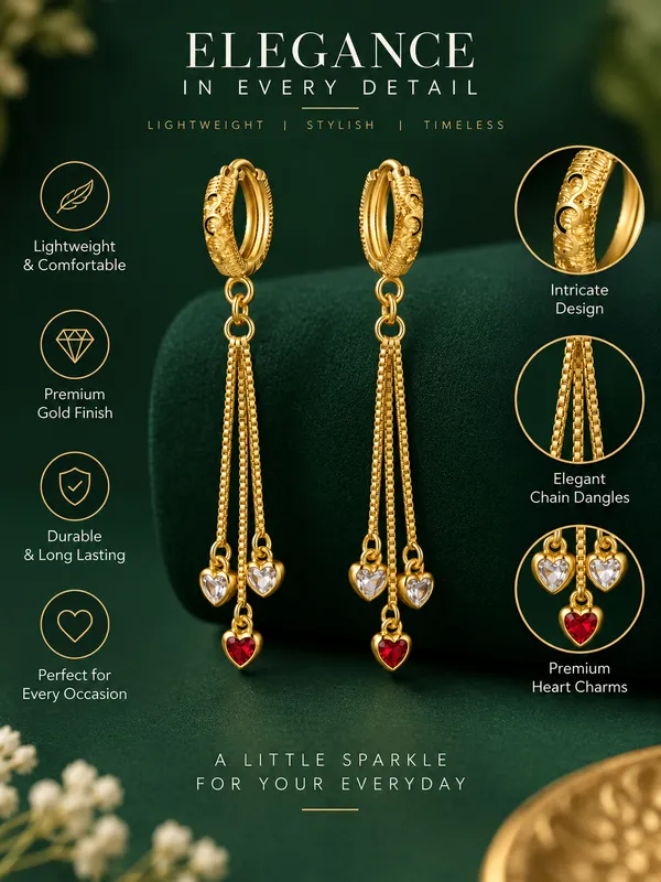 Gold_Alloy_Heart_Crystal_Statement_Drop_Earrings_For_Women