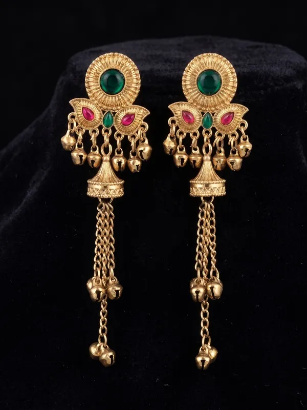 Gold_Alloy_Kashmiri_Stone_Drop_Earrings_For_Women