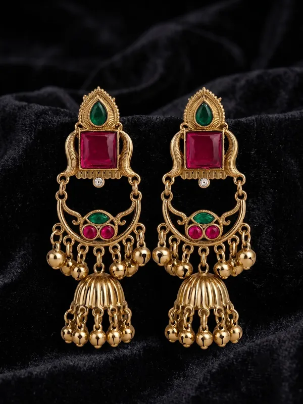Multicolor_Alloy_Stone_Studded_Chandelier_Earrings_For_Women