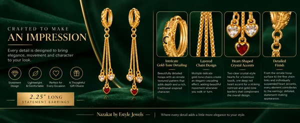 Gold_Alloy_Heart_Crystal_Statement_Drop_Earrings_For_Women