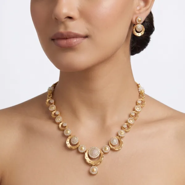 Gold_Alloy_Traditional_Necklace_And_Earrings_Set_For_Women