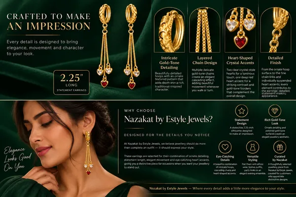 Gold_Alloy_Heart_Crystal_Statement_Drop_Earrings_For_Women