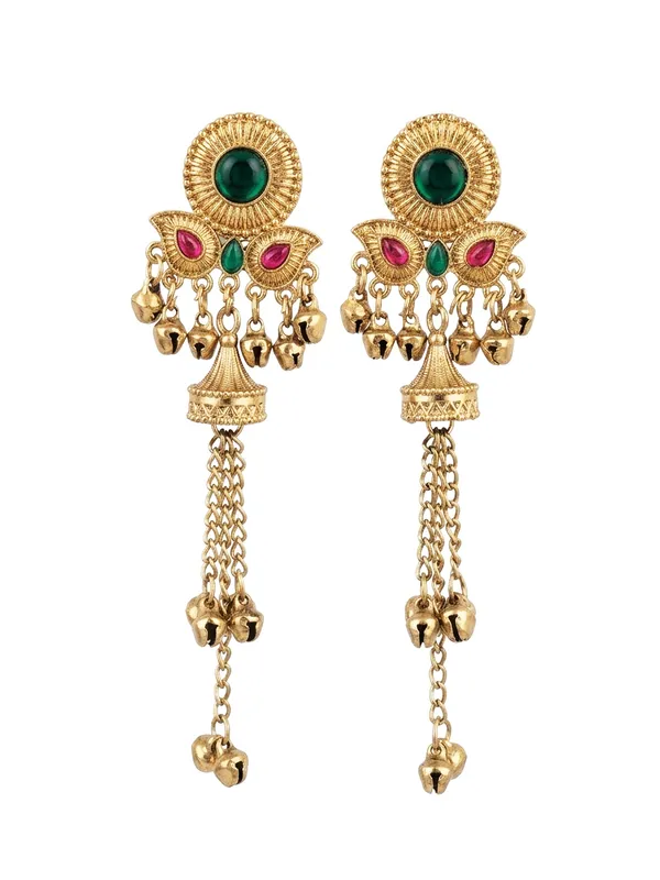 Gold_Alloy_Kashmiri_Stone_Drop_Earrings_For_Women