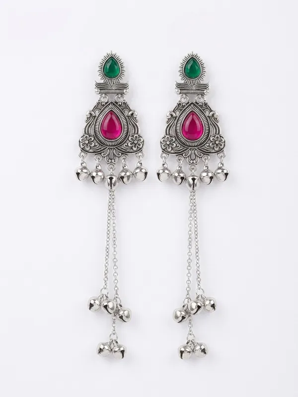 Silver_Alloy_Stone_Drop_Earrings_For_Women