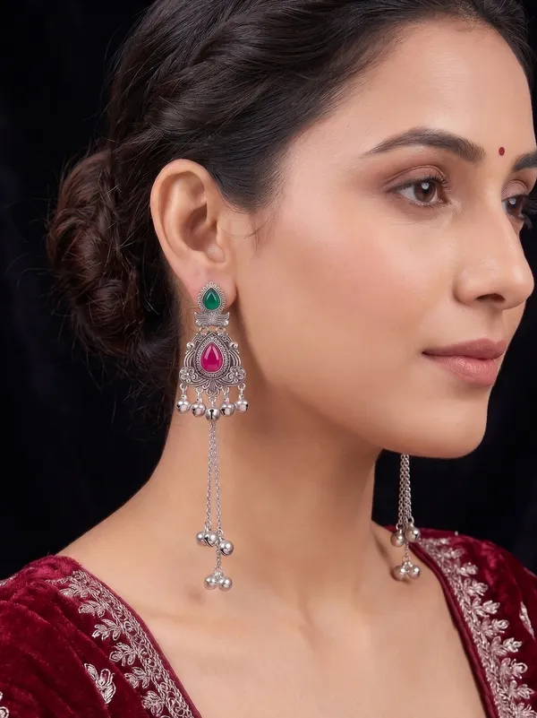 Silver_Alloy_Stone_Drop_Earrings_For_Women