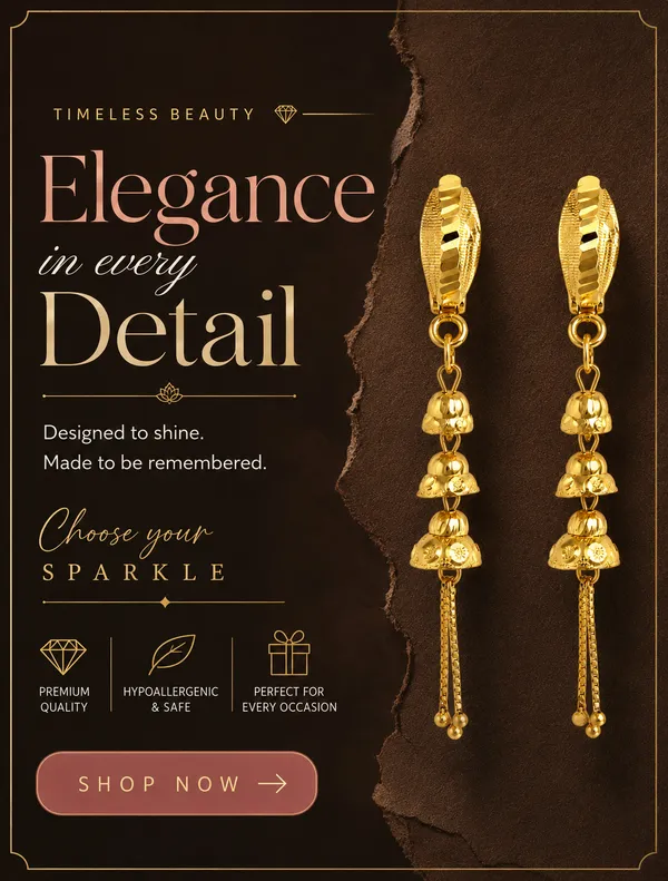Gold_Alloy_Heart_Crystal_Statement_Drop_Earrings_For_Women