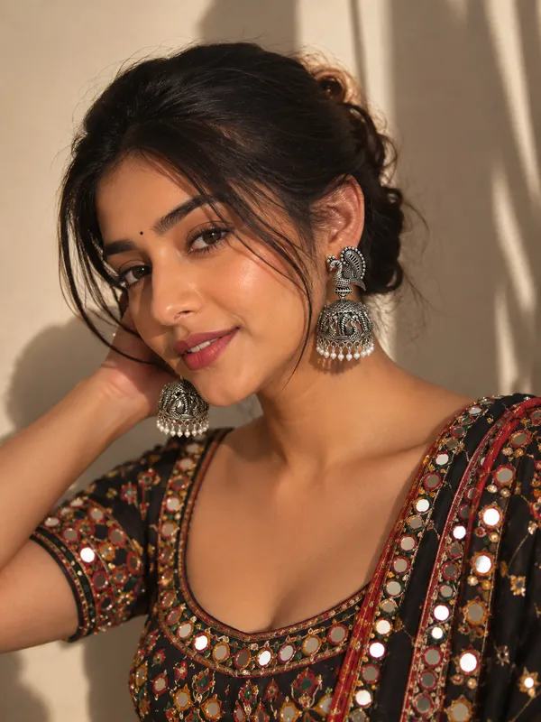 Silver_Oxidized_Alloy_Peacock_Jhumka_Earrings_For_Women