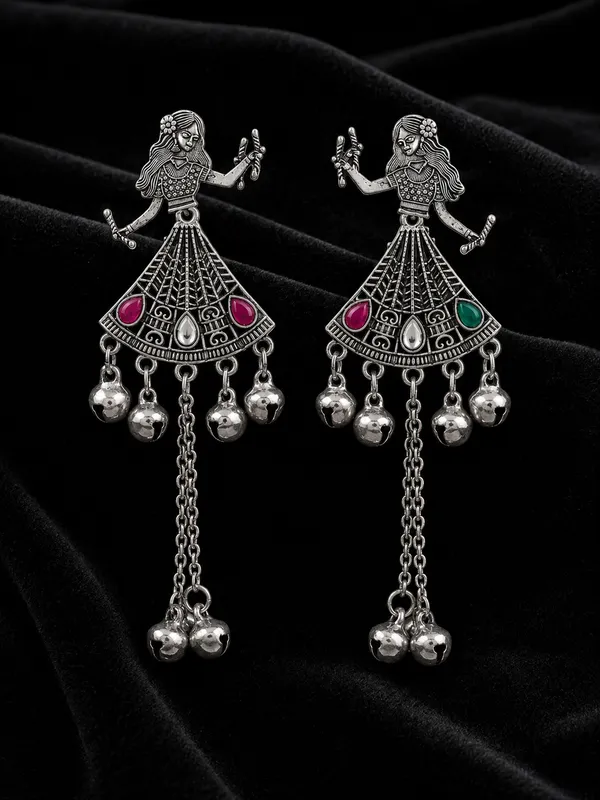 Silver_Oxidised_Alloy_Traditional_Dancer_Motif_Dangler_Earrings_For_Women