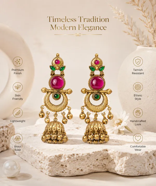 Gold_Alloy_Traditional_Stone_Studded_Jhumka_Earrings_For_Women