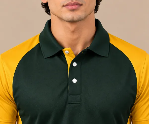 Green_Polyester_Polo_T-Shirt_For_Men