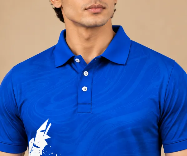 Blue_Polyester_Polo_T-Shirt_For_Men