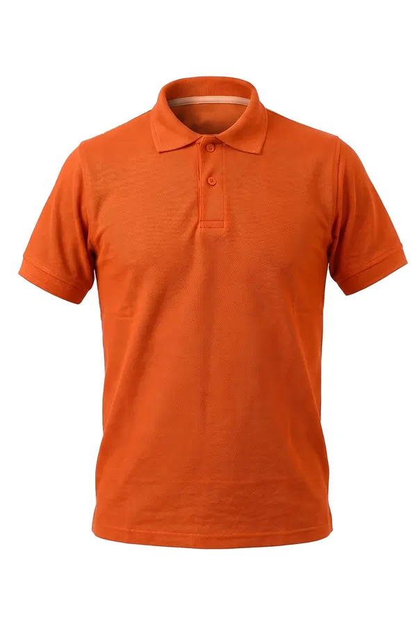 Orange_Pc_Matty_Polo_T-Shirt_For_Men