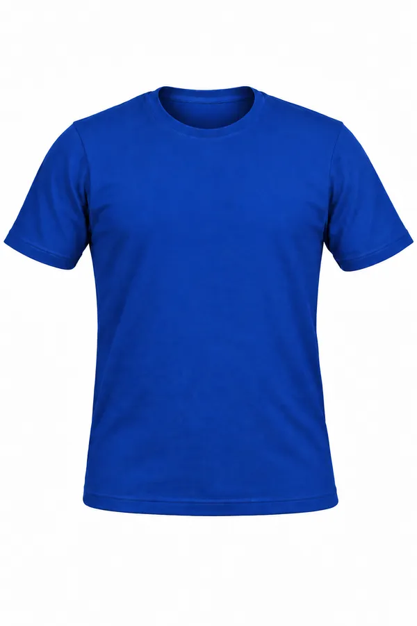 Blue_Cotton_Biowash_T-Shirt_For_Men