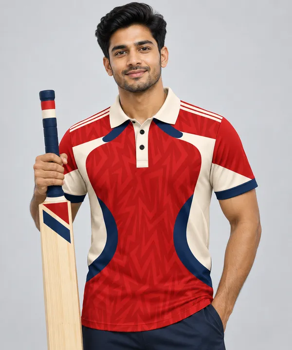 Red_Polyester_Polo_T-Shirt_For_Men
