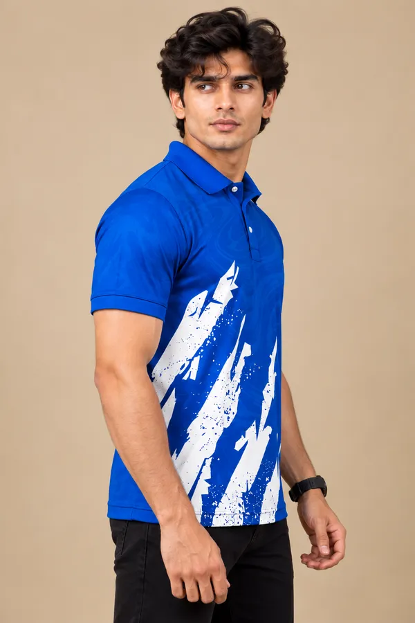 Blue_Polyester_Polo_T-Shirt_For_Men