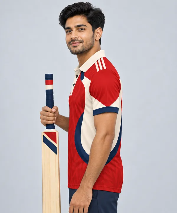 Red_Polyester_Polo_T-Shirt_For_Men