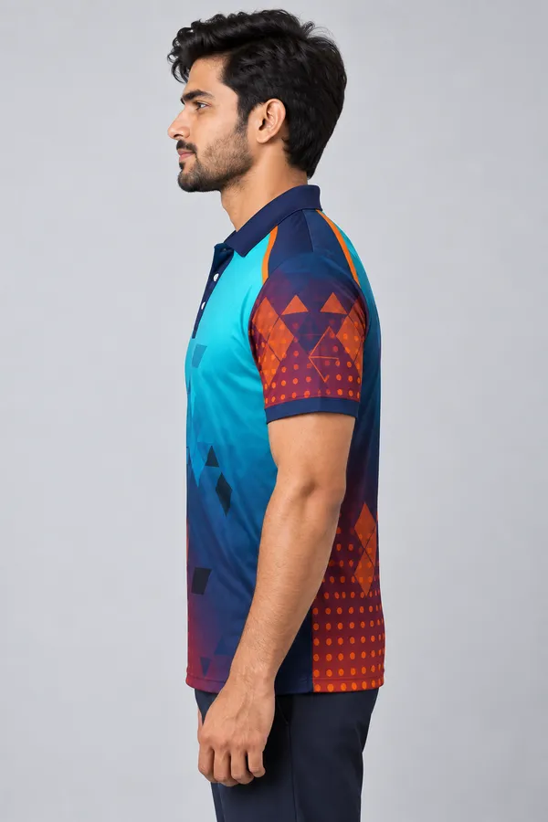 Blue_Polyester_Polo_T-Shirt_For_Men