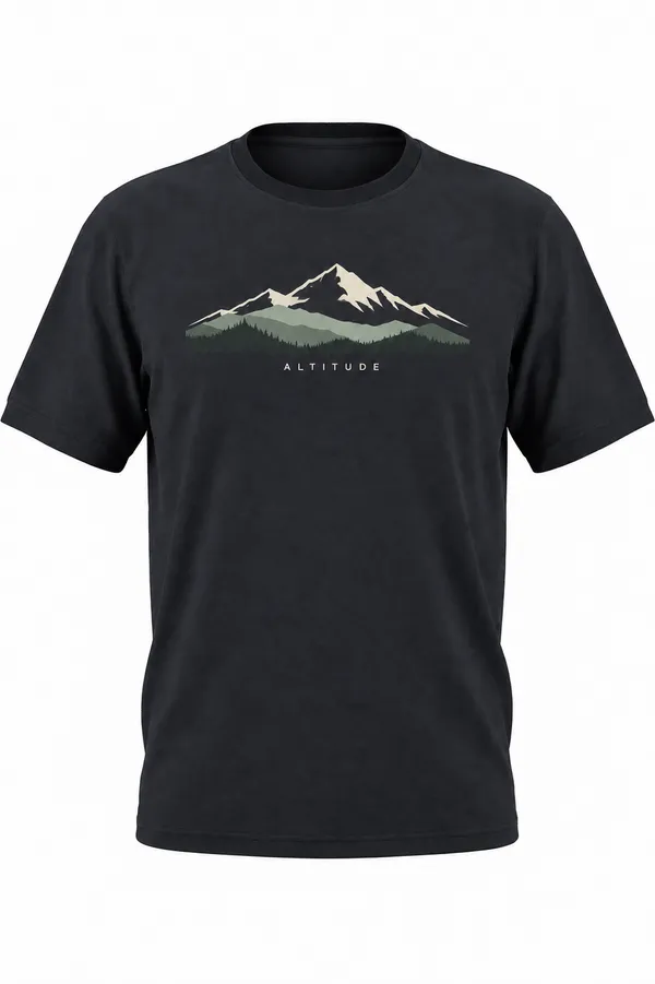Black_Cotton_Biowash_T-Shirt_For_Men