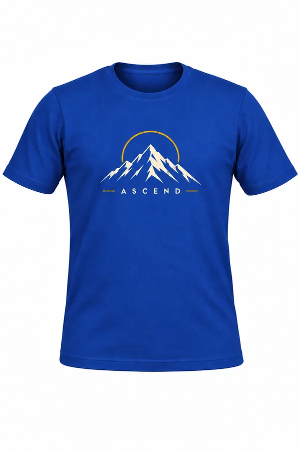 Blue_Cotton_Biowash_T-Shirt_For_Men