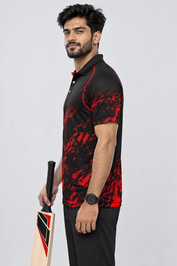 Black_Polyester_Polo_T-Shirt_For_Men