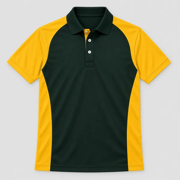Green_Polyester_Polo_T-Shirt_For_Men